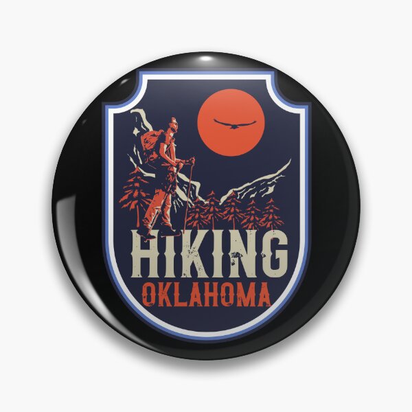 Item preview, Hiking adventure wild retro exploring Oklahoma designed and sold by HomeCoquette.
