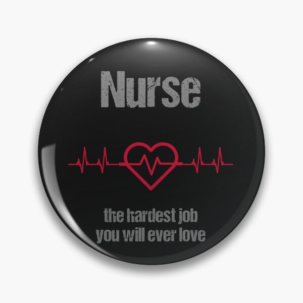 Item preview, nurse the hardest job you'll ever love funny quote funny saying hospital healthcare designed and sold by STELATO.
