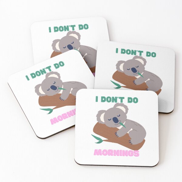 Item preview, I don't do mornings | designed and sold by YS-Prints.