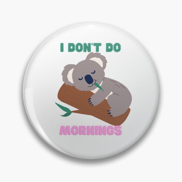 Item preview, I don't do mornings | designed and sold by YS-Prints.