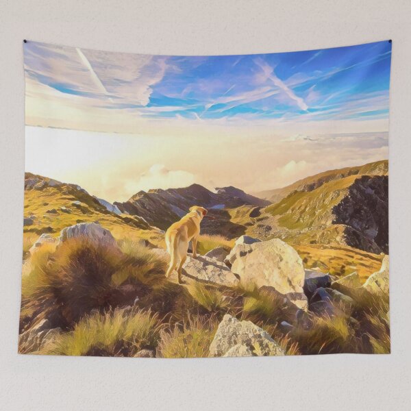 Item preview, Dog On Mountain Top designed and sold by Inyeneart.