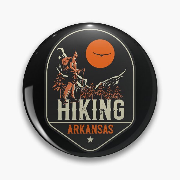 Item preview, Hiking adventure wild retro exploring Arkansas designed and sold by HomeCoquette.