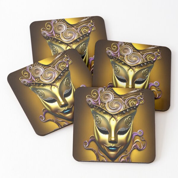 Item preview, Copy of Beautiful Tiki mask abstract pattern designed and sold by Itzjustlife.