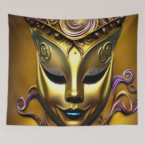 Item preview, Copy of Beautiful Tiki mask abstract pattern designed and sold by Itzjustlife.