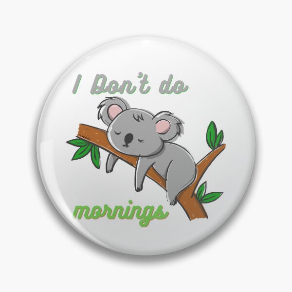 Item preview, I don't do mornings | designed and sold by YS-Prints.