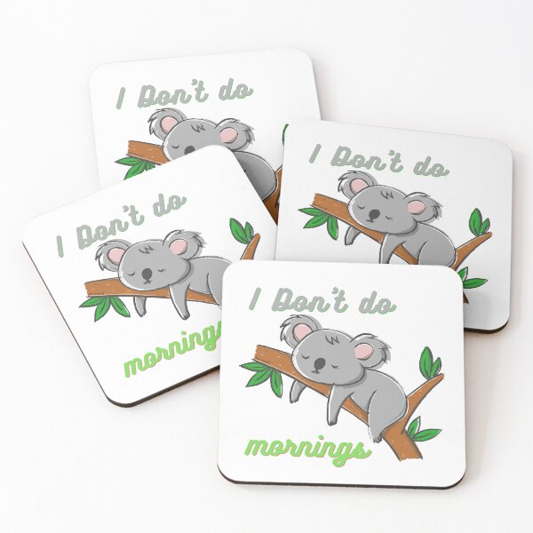 Item preview, I don't do mornings | designed and sold by YS-Prints.