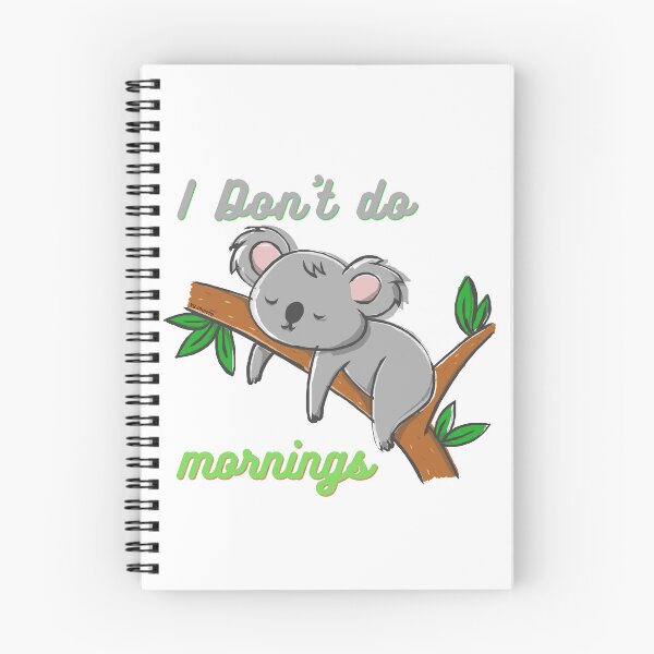 Item preview, I don't do mornings | designed and sold by YS-Prints.