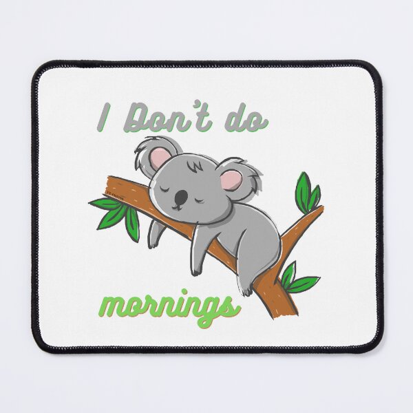 Item preview, I don't do mornings | designed and sold by YS-Prints.