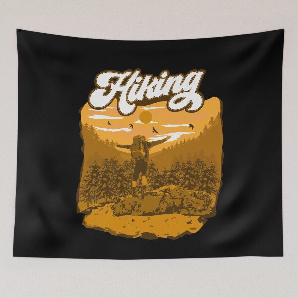 Item preview, Hiking adventure wild retro exploring designed and sold by HomeCoquette.