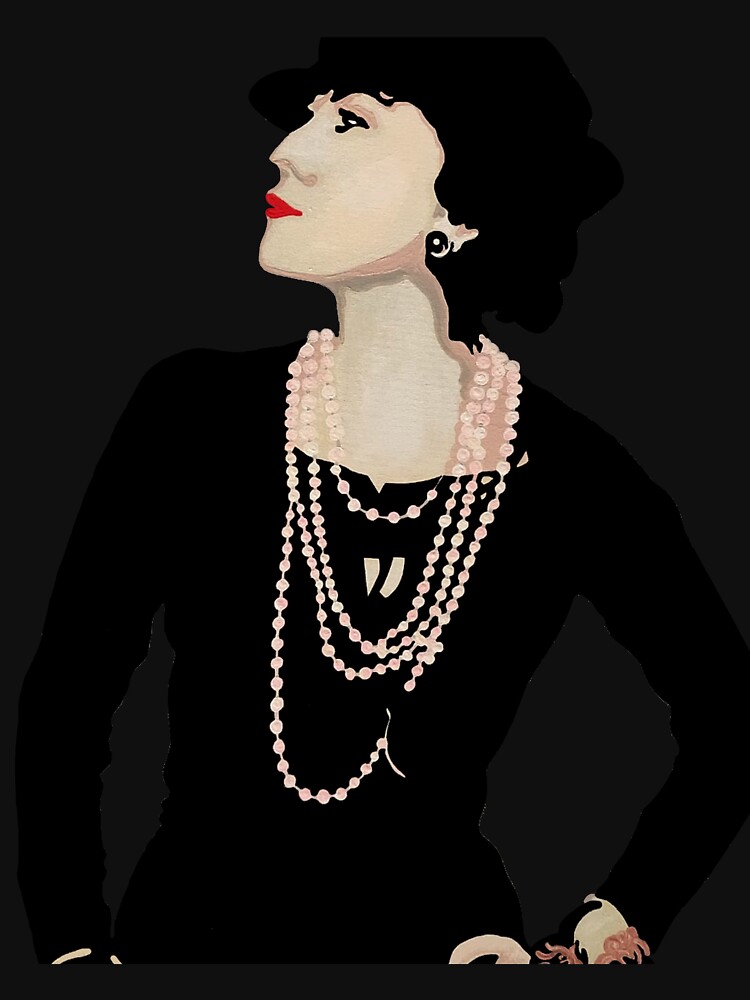 Madame Coco Chanel Portrait Of Gabrielle Bonheur Active T-Shirt for Sale  by LibraShopDesign