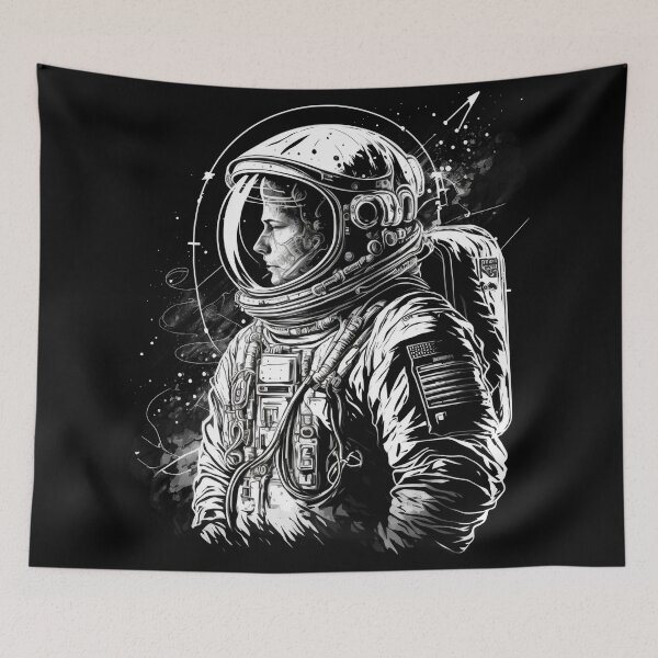 Item preview, The Street Art Astronaut: A High-Tech Adventurer in Space designed and sold by Abili-Tees.