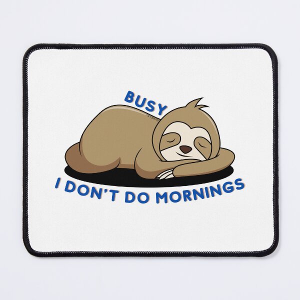 Item preview, I don't do mornings | designed and sold by YS-Prints.