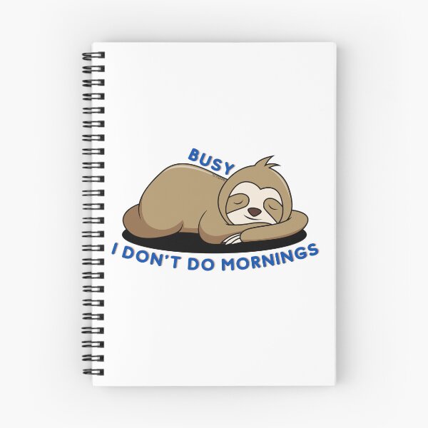Item preview, I don't do mornings | designed and sold by YS-Prints.