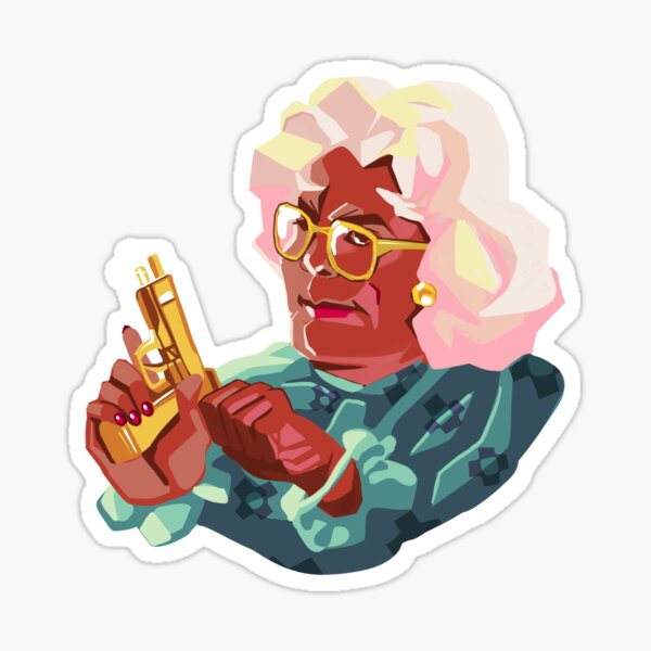 Madea with a gun Sticker