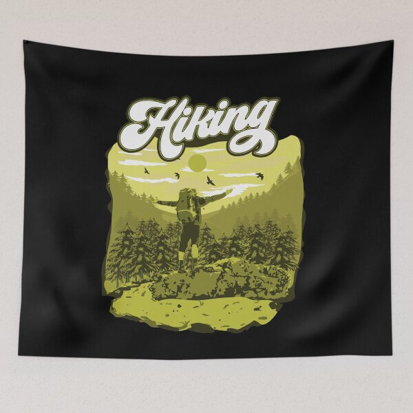 Item preview, Hiking adventure wild vintage exploring designed and sold by HomeCoquette.