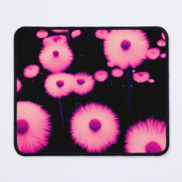 Item preview, Pink Abstract Dandelions At Night designed and sold by asurtiumgreen.