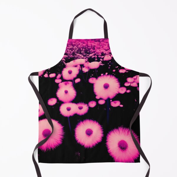Item preview, Pink Abstract Dandelions At Night designed and sold by asurtiumgreen.