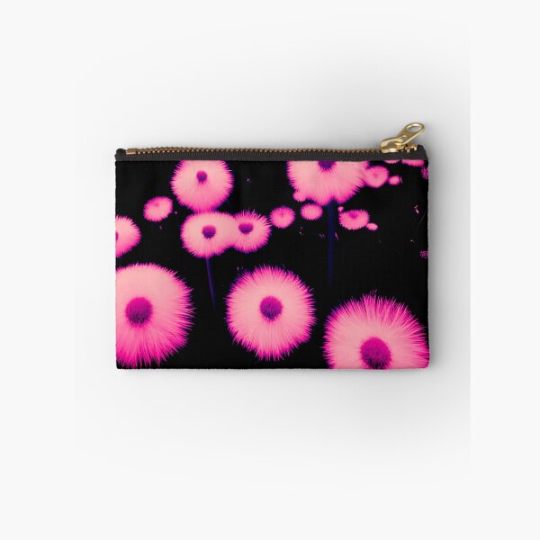 Item preview, Pink Abstract Dandelions At Night designed and sold by asurtiumgreen.