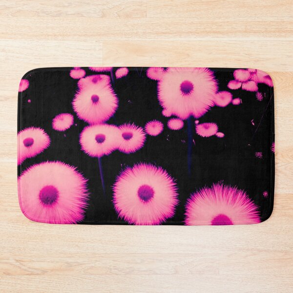 Item preview, Pink Abstract Dandelions At Night designed and sold by asurtiumgreen.