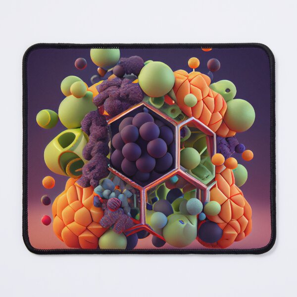 Item preview, The Clangour of Molecular Wrangle Digital Painting designed and sold by CodeAndColors.