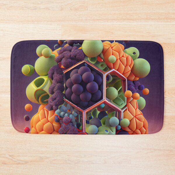 Item preview, The Clangour of Molecular Wrangle Digital Painting designed and sold by CodeAndColors.