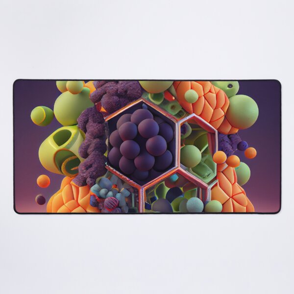 Item preview, The Clangour of Molecular Wrangle Digital Painting designed and sold by CodeAndColors.