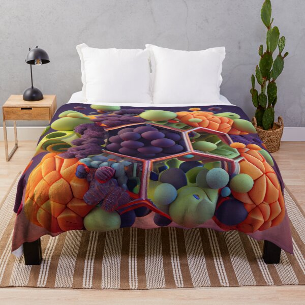 Item preview, The Clangour of Molecular Wrangle Digital Painting designed and sold by CodeAndColors.