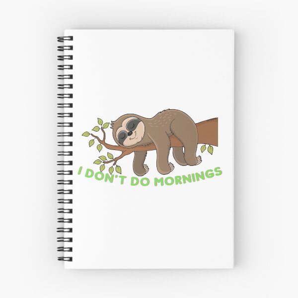 Item preview, I don't do mornings | designed and sold by YS-Prints.
