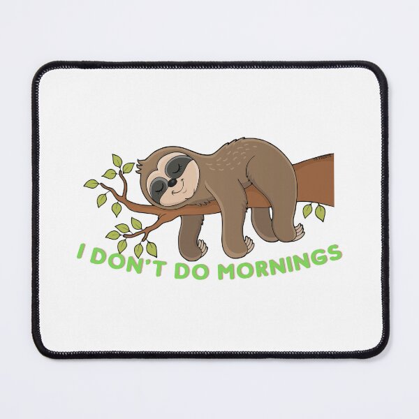Item preview, I don't do mornings | designed and sold by YS-Prints.