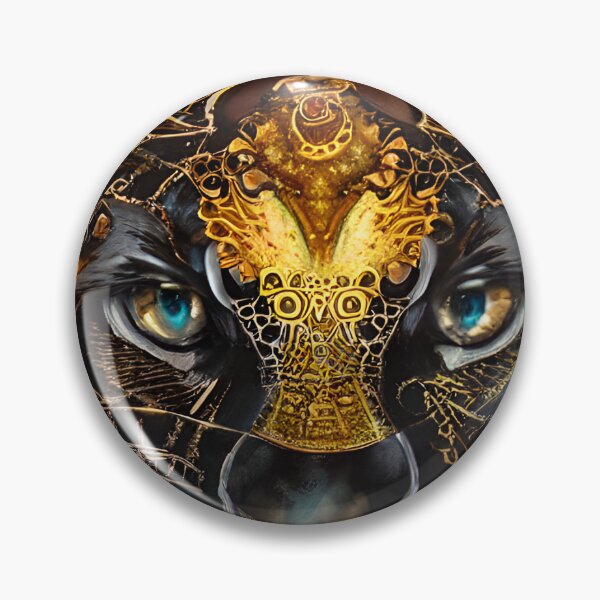 Item preview, Gold Black leopard artwork designed and sold by Itzjustlife.