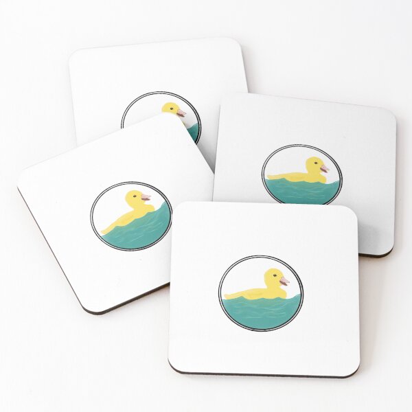 Item preview, Cute duckling swimming in water designed and sold by Kait C.