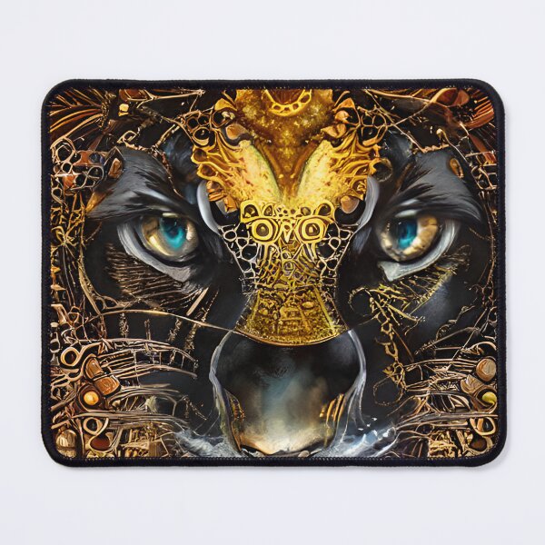Item preview, Gold Black leopard artwork designed and sold by Itzjustlife.