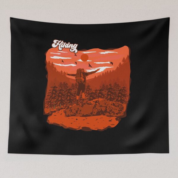 Item preview, Hiking adventure wild vintage style designed and sold by HomeCoquette.