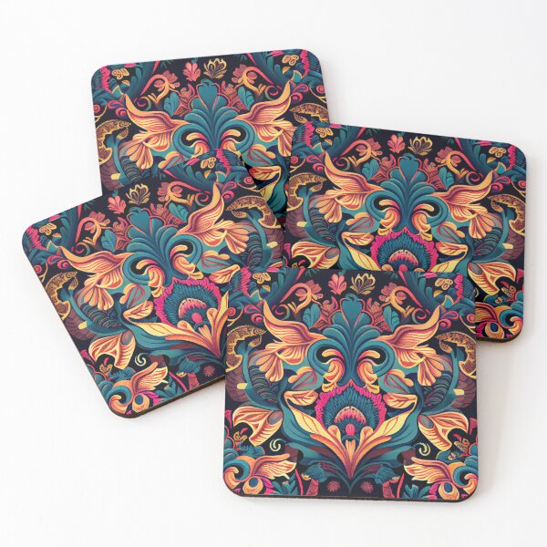 Item preview, Thick Fine Soft Maximalist Pattern Digital Painting designed and sold by CodeAndColors.