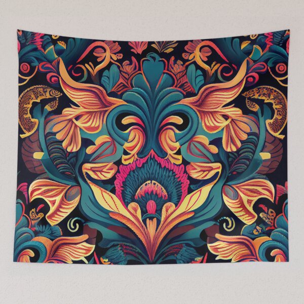 Item preview, Thick Fine Soft Maximalist Pattern Digital Painting designed and sold by CodeAndColors.