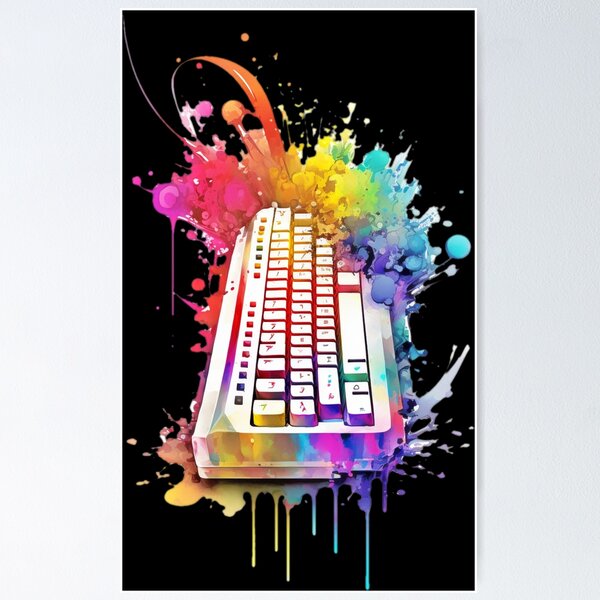 Artikel-Vorschau von Bunte Tastatur - Ich liebe es zu programmieren, designt und verkauft von SMCLN.