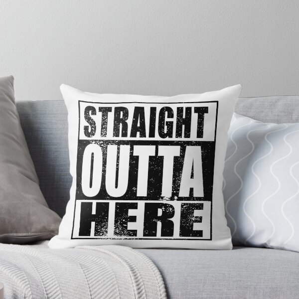 Item preview, Straight Outta Here (black) designed and sold by SolidEarthArt.