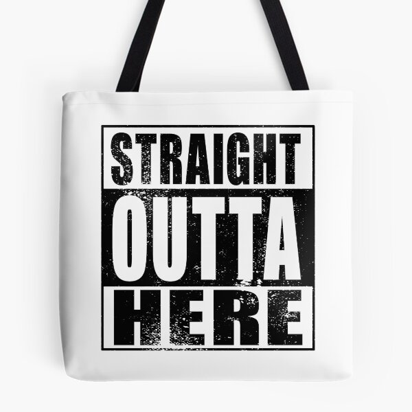 Item preview, Straight Outta Here (black) designed and sold by SolidEarthArt.