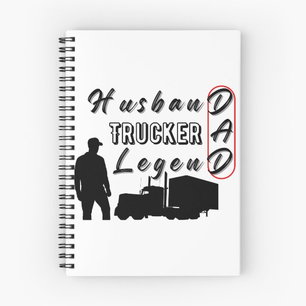 Item preview, Husband Dad Trucker Legend B&W Quotes designed and sold by Special-Effect.