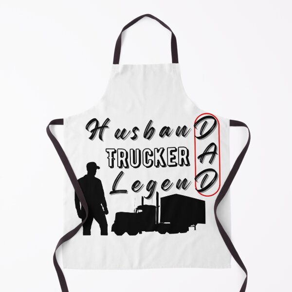 Item preview, Husband Dad Trucker Legend B&W Quotes designed and sold by Special-Effect.