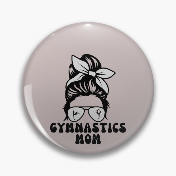 Item preview, Womens Funny Mother Gymnastics Mom Messy Bun Womens Proud Gymnast  designed and sold by Sarah38.