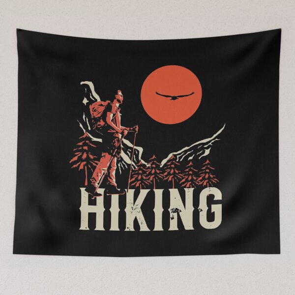 Item preview, Hiking adventure wild vintage style national park designed and sold by HomeCoquette.