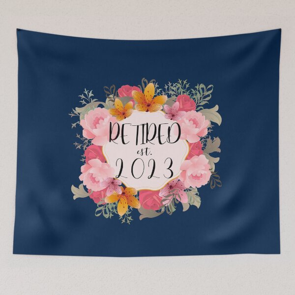 Item preview, Retirement Gift For Woman 2023 - Retired Est. 2023 Flower designed and sold by MagicBoutique.