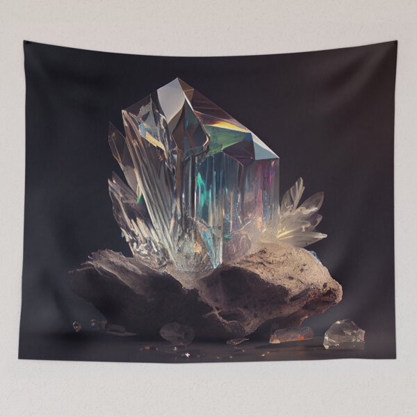 Item preview, Spectral Quartz Tampering Digital Painting designed and sold by CodeAndColors.