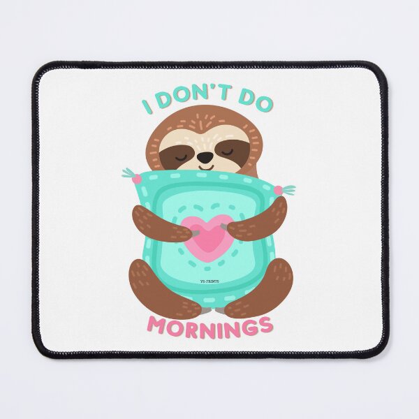Item preview, I don't do mornings | designed and sold by YS-Prints.