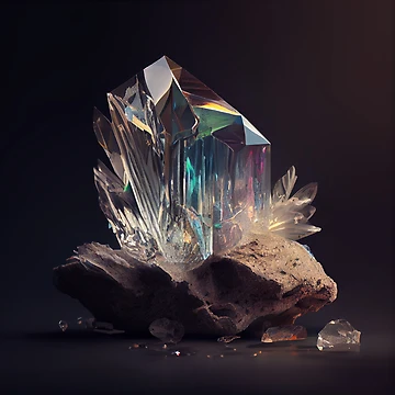 Vorschaubild zum Design Spectral Quartz Tampering Digital Painting von CodeAndColors