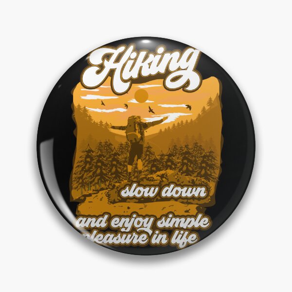 Item preview, slow down and enjoy simple  pleasure in life Hiking quote designed and sold by HomeCoquette.