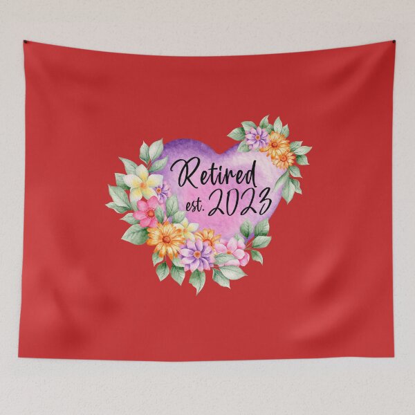 Item preview, Retirement Gift For Woman 2023 - Retired Est. 2023 Flower designed and sold by MagicBoutique.