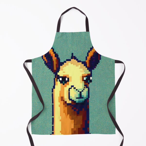 Item preview, Retro Llama | Llama Leggings & Gifts | Vintage Pixel Art designed and sold by GlassFrogPrints.