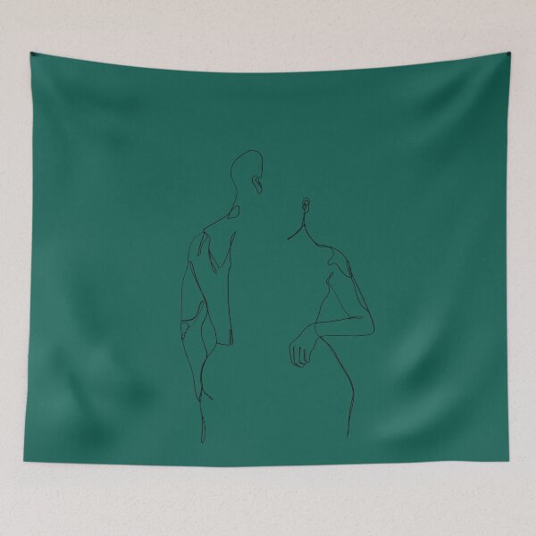 Item preview, Hand-drawn body monoline of a couple; 13 pro max iPhone case designed and sold by BeskrajemM.
